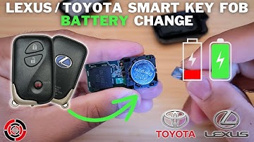 Toyota/Lexus 2005-2017 Smart Key FOB Battery Replacement