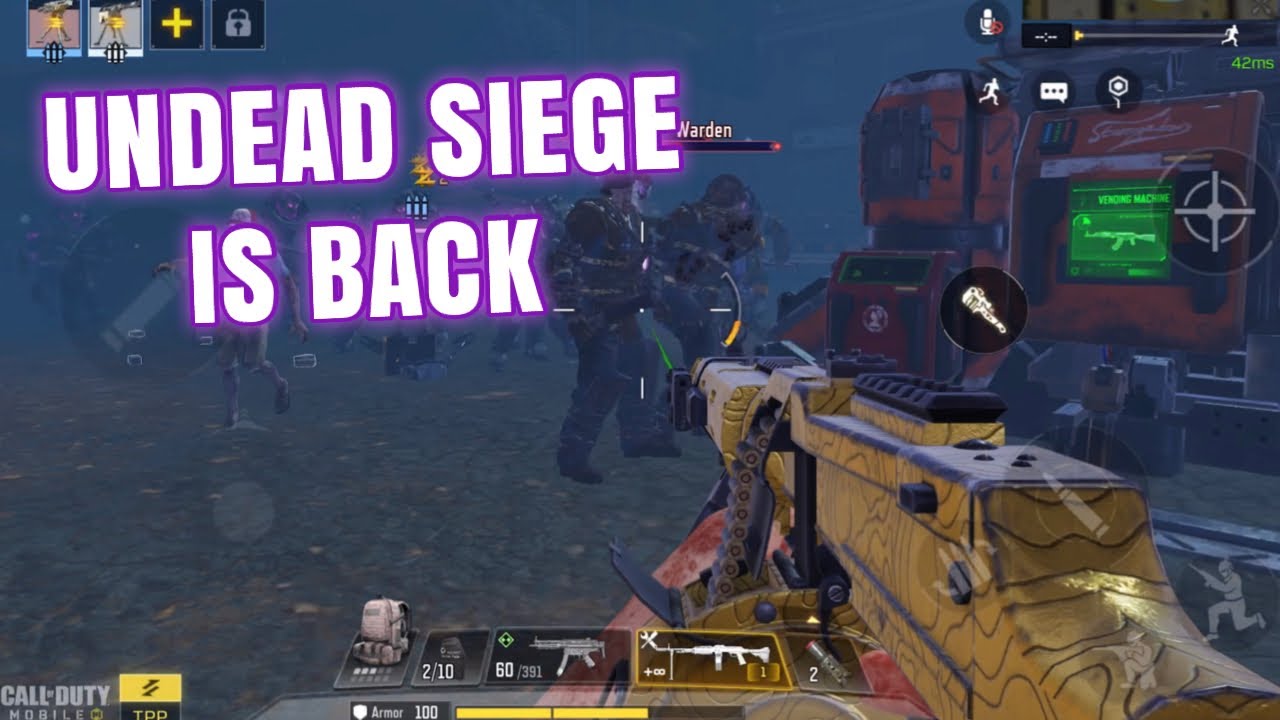 How to Play Undead Siege Zombies Mode COD Mobile YouTube