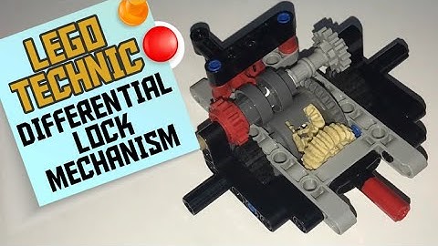 How to Build a LEGO Technic Differential Lock Mechanism (Very Easy!) (Building Instructions)
