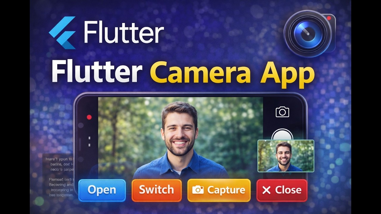 Flutter Camera Tutorial | Open, Switch, Capture & Save Image (Full ...