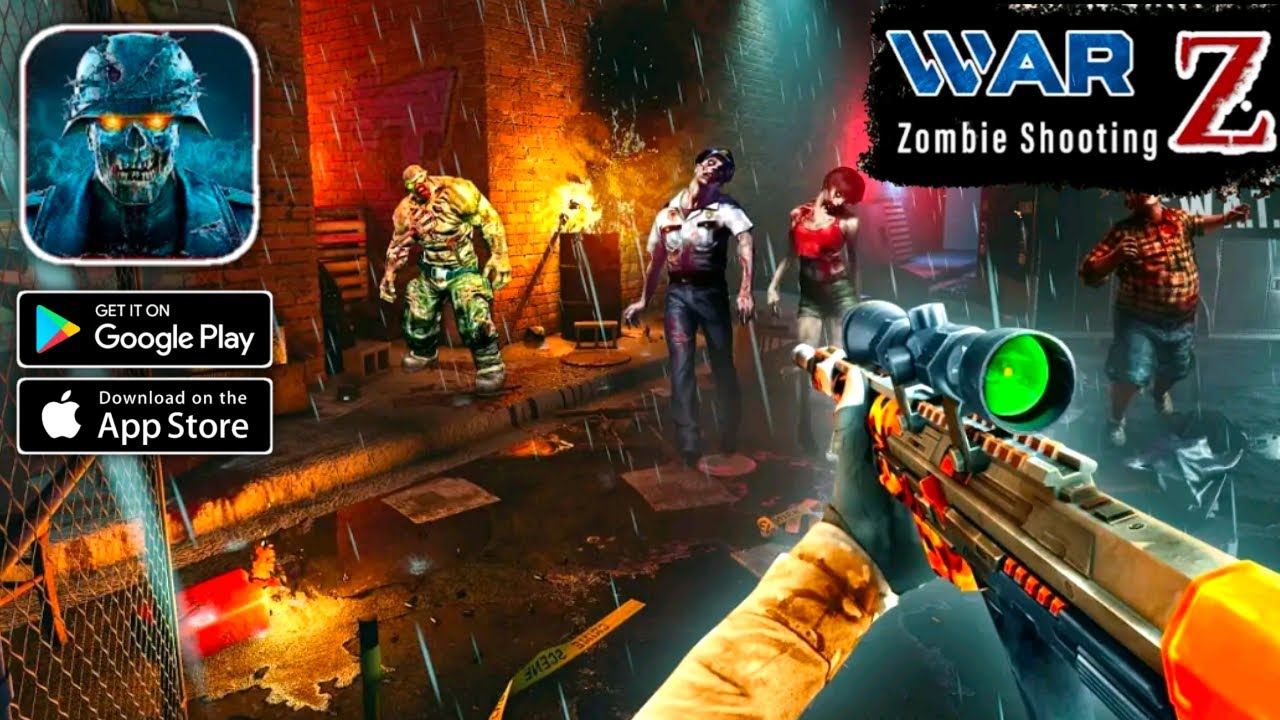war z zombie shooting games