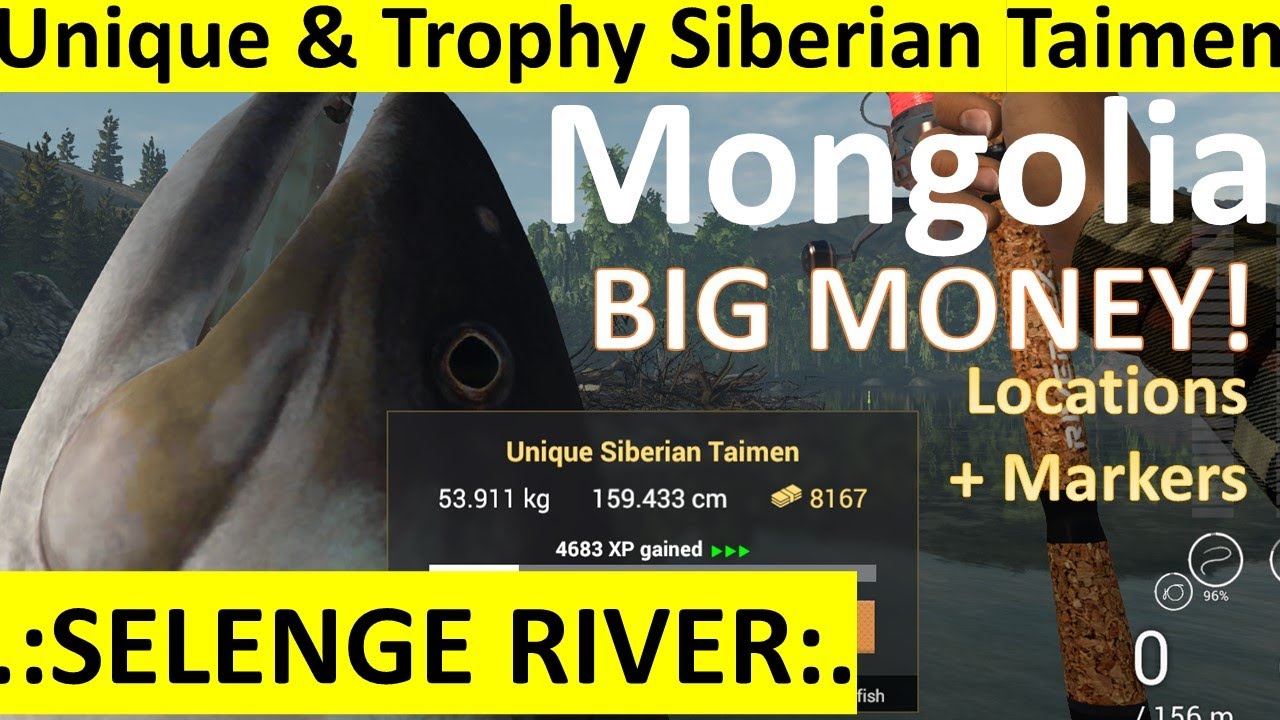 Mongolia Fishing Selenge River Unique & Trophy Siberian Taimen