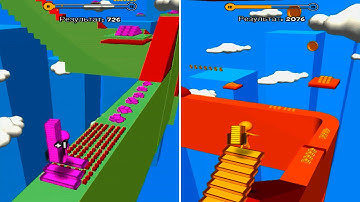 Stair Run ✔️ New Levels Walkthrough Gameplay For Android Video Game - Let