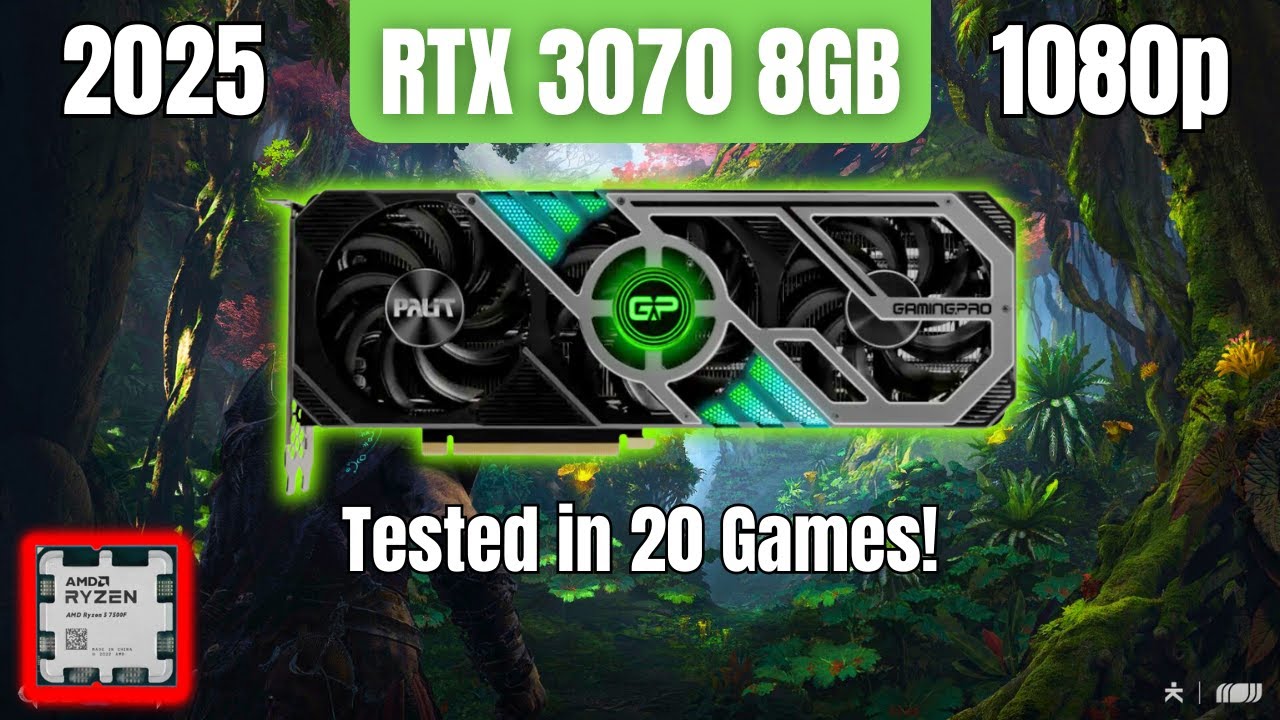 RTX 3070: 20 Games Tested in 2025 | High Settings | 1080p