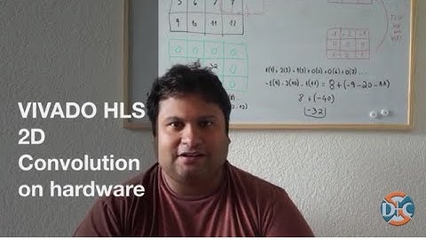 VIVADO HLS 2D Convolution on hardware - part 1