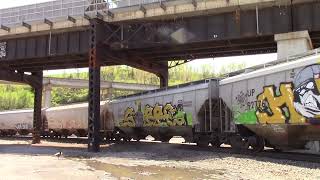 Kansas City Santa Fe Junction Graffiti Overload Union Pacific freight train