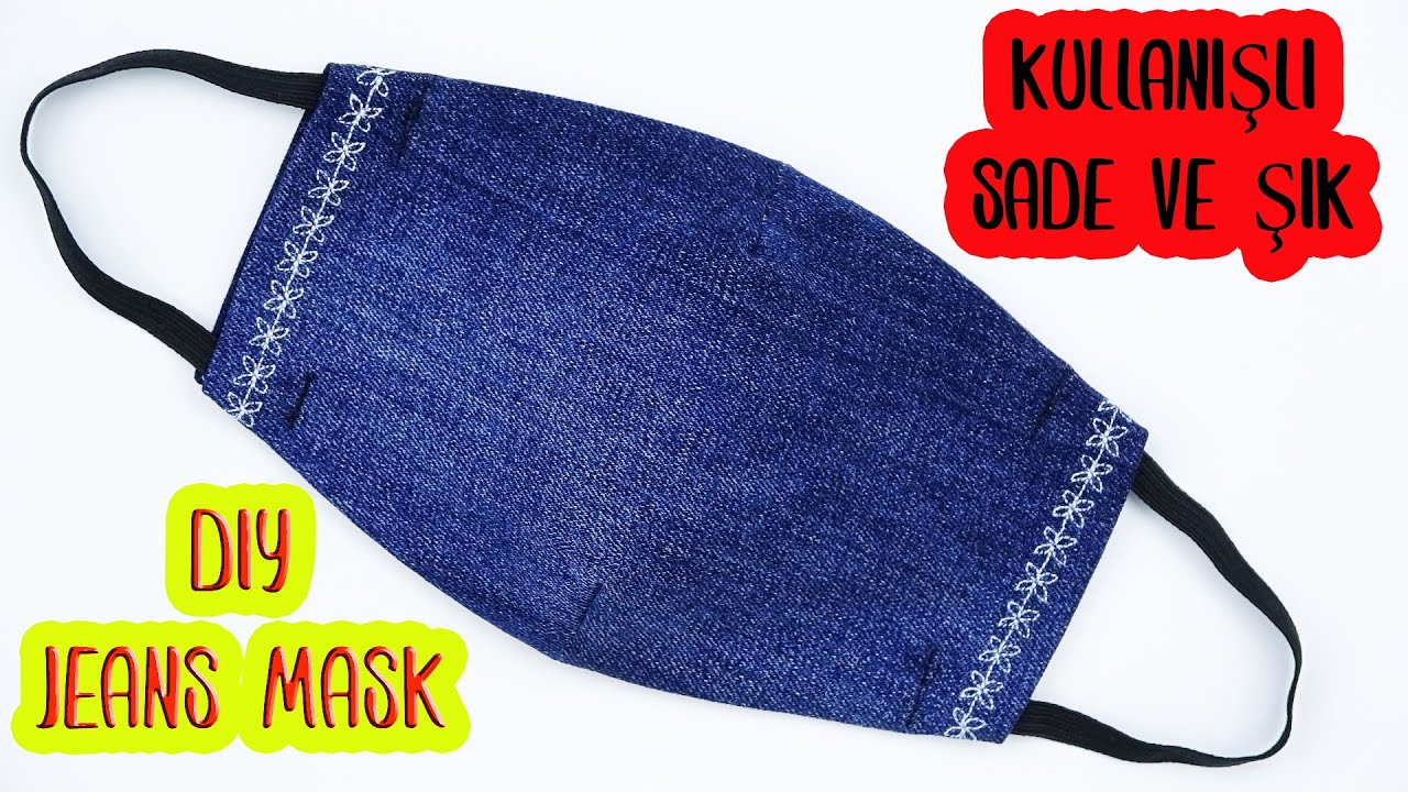 Eski Kotlardan Maske Yapimi Maske Yapimi Diy Face Mask Recycling Of Old Jeans To Face Mask Youtube Kotlar Maskeler Dikis