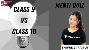 Class 9 Vs Class 10 | Math | Menti quiz | Just 9th & 10th | Shivangi Rajput