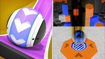 Gyrosphere Trials 🎱 vs Reverse gameplay  Colour Run walkthrough , iOS Android New Update part : 1750