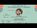 Career talk part 1 get prepared for it industry  webinar  ieee ru sb     