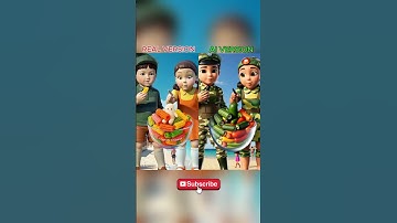 Squid Game AI Korean Snack ASMR :What do you thing of AI version? #shorts #squidgame #asmr