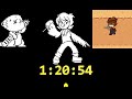 Undertale Yellow Genocide Route Speedrun in 1:20:54 [Former WR]