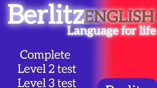 Berlitz English language proficiency training Complete test 