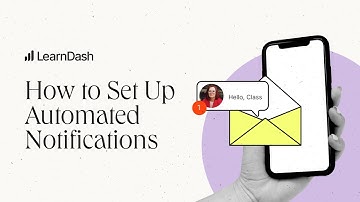 How To Set Up Automated Email Notifications With LearnDash
