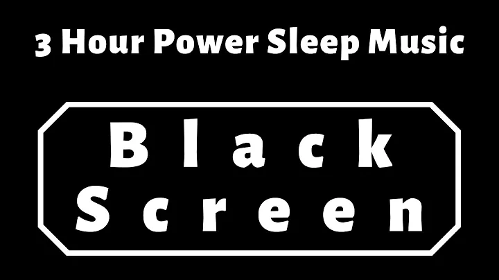 3 Hours Power Sleep Black Screen, Power Nap, Healing Sleep Music, Sleep Meditation | Let's Relax