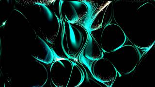 🎬 4K Screensaver – Fluid Neon Shapes in Turquoise Green | (No Audio)