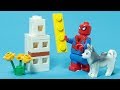 Lego Spiderman Brick Building Flower Shop Canal House Animation