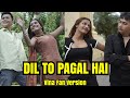 Dil to pagal hai  vina fan version parodi india  shah rukh khan  madhuri dixit