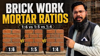 Brick Work Mortar Ratios Explained | 1:6 vs 1:5 vs 1:4 | Strength, Curing & Cracks Analysis