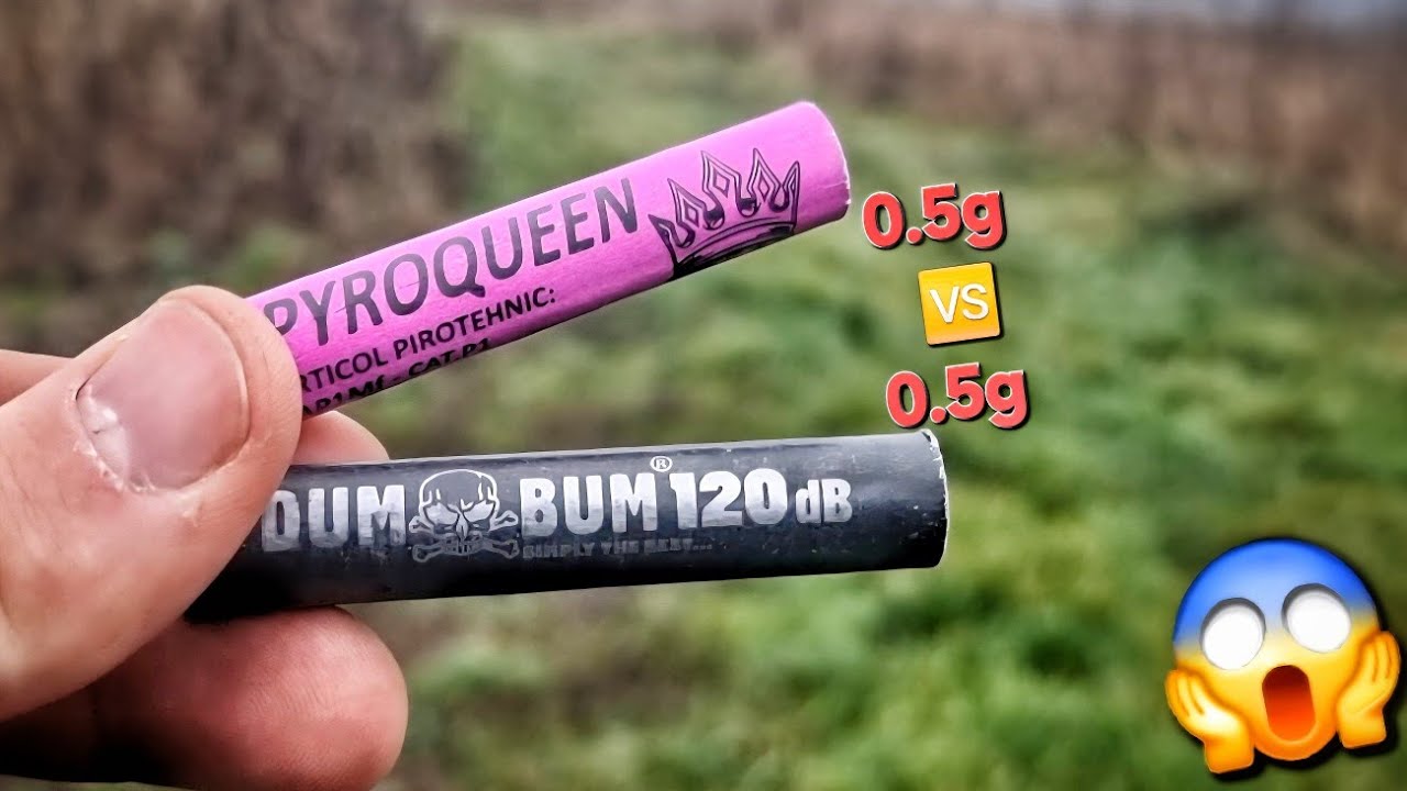💥PYRO QUEEN vs DUM BUM 120 dB 😱 Comparație Petarde 2025-2026 💣 