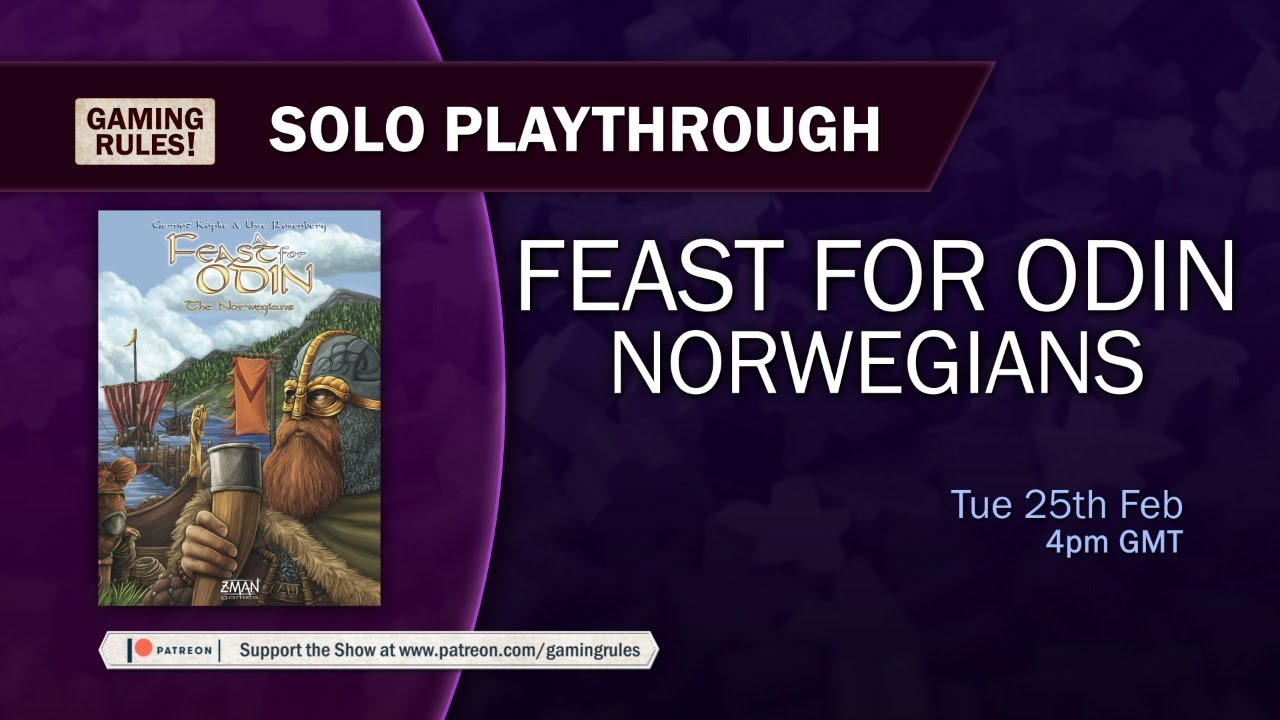 Feast For Odin Norwegians Solo Playthrough With Gaming Rules YouTube feast-for-odin-norwegians-solo-playthrough-with-gaming-rules-youtube