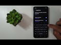 Como colocar ou remover teclas numéricas no teclado no Samsung Galaxy M21