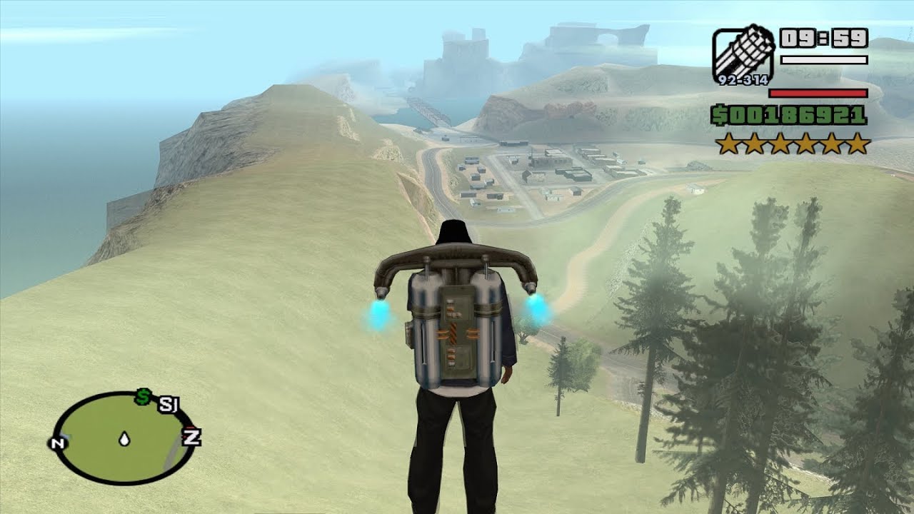 GTA San Andreas - Cadê o Game - Jetpack