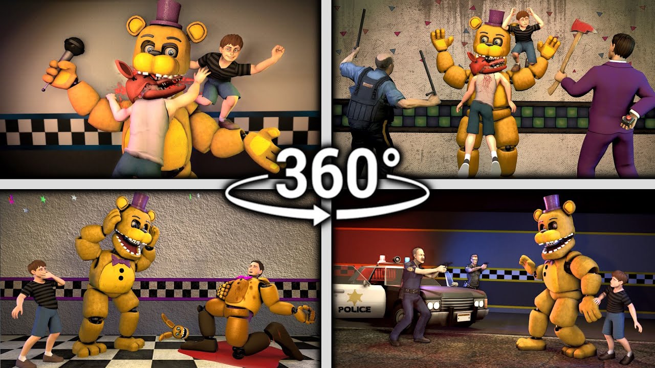 360° | Fredbear Helps The Crying Child - Bite of ’83 Alternate Ending (Complete Story)