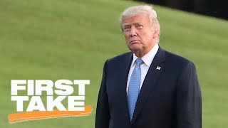 Max reacts to President Trump's comments on NFL business 'going to hell' | First Take | ESPN
