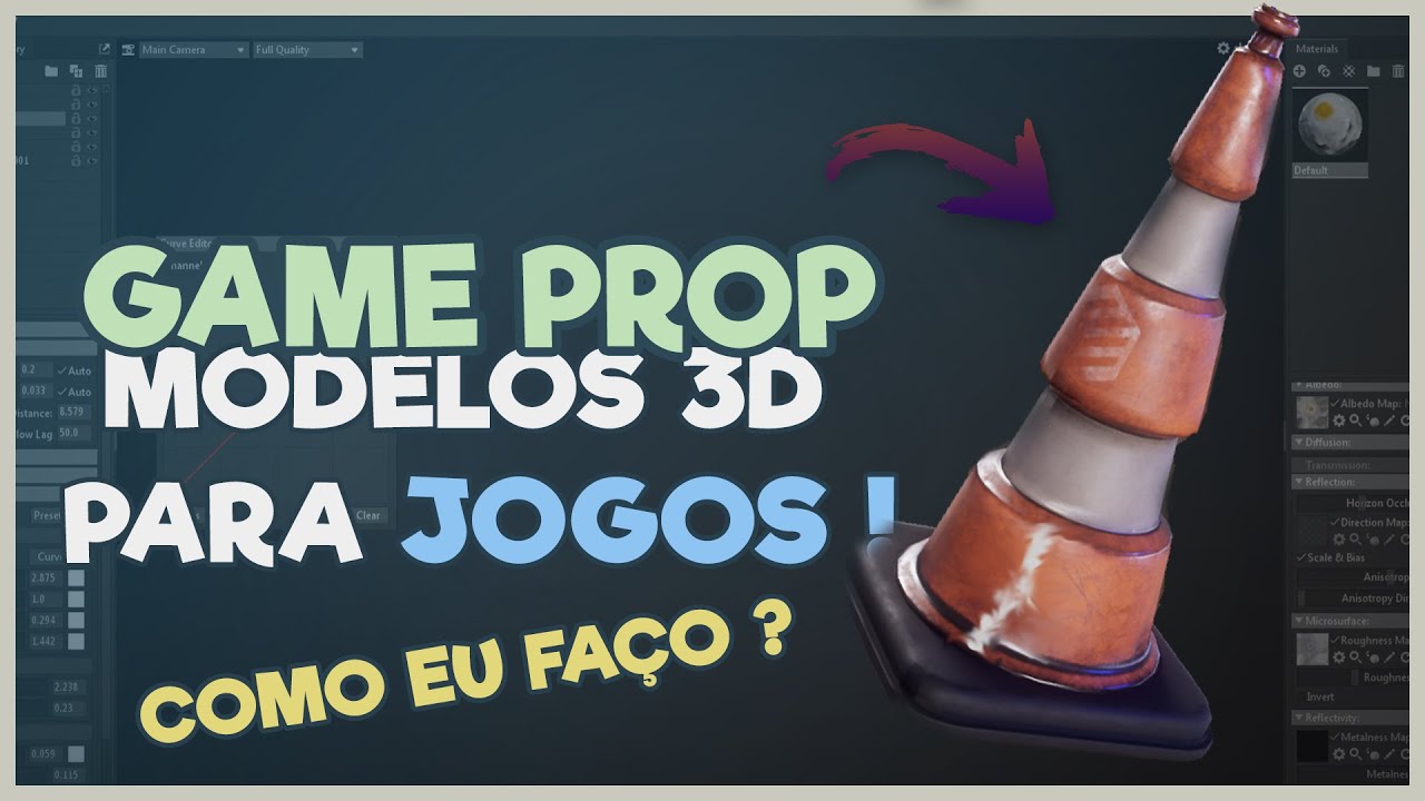 Como eu faço modelos 3D para jogos ? | Game Props - YouTube