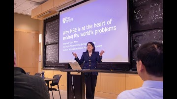 Wulff Lecture Spring 2025: "Why MSE Is at the Heart of Solving the World