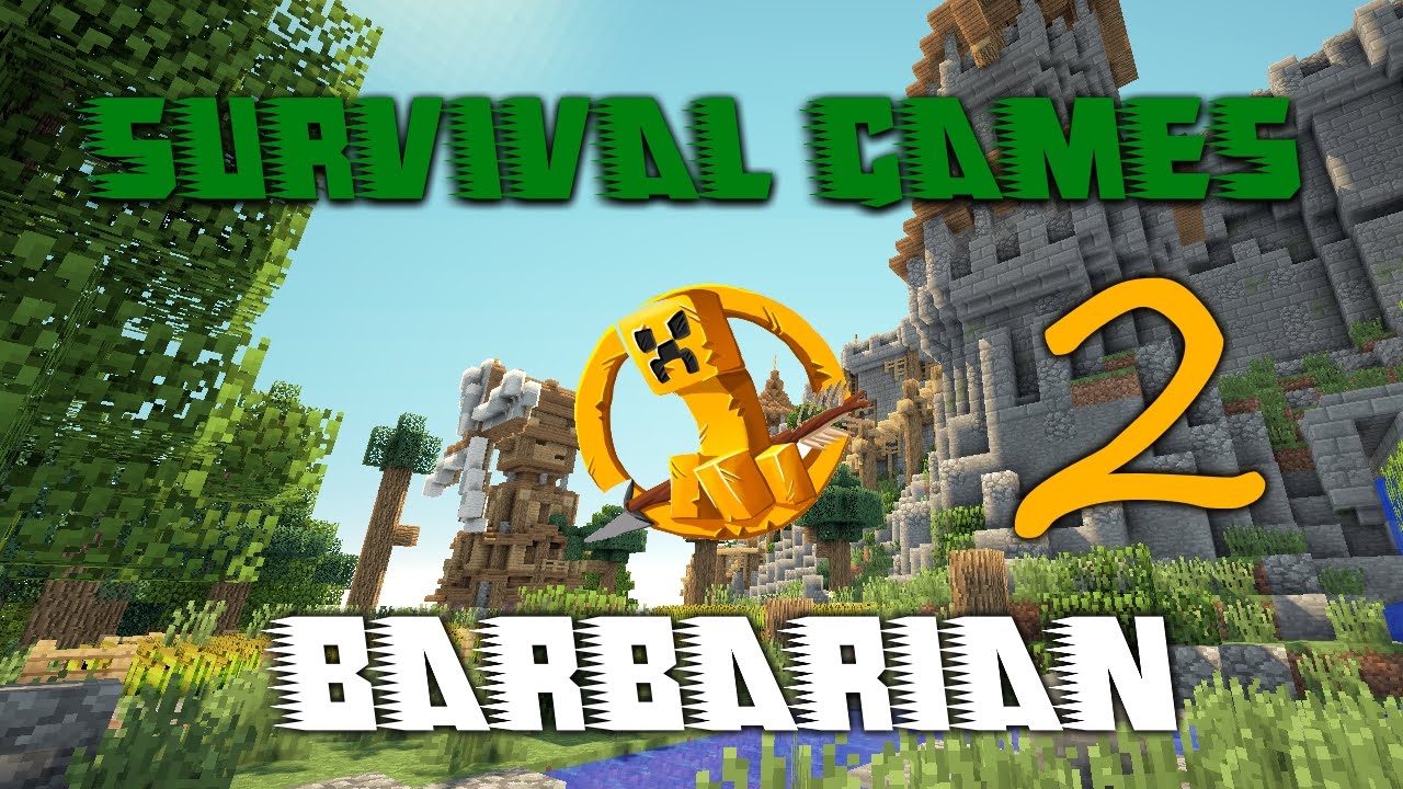 Minecraft Survival Games Barbarian W/ Xenolink YouTube