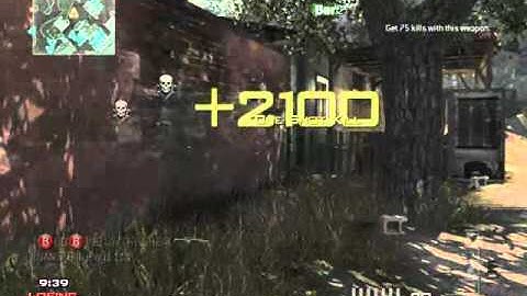 Insane MW3 trickshot cross map!!!!!!