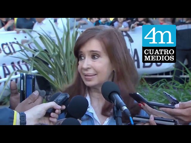 Cristina en Berazategui: pidi&oacute; que de haber un debate se realice en las universidades