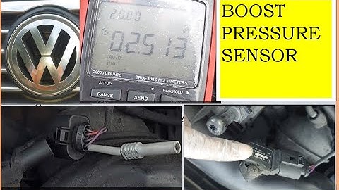 HOW TO TEST A BOOST PRESSURE SENSOR
