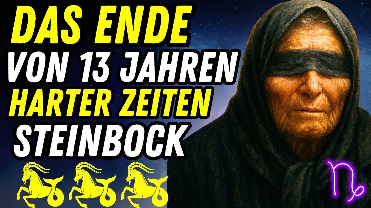 Steinbock, wusstest du das? Der Monat November 2025 wird dir 20 Jahre Glück bringen!