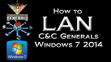 How to LAN - C&C Generals Windows 7 2014