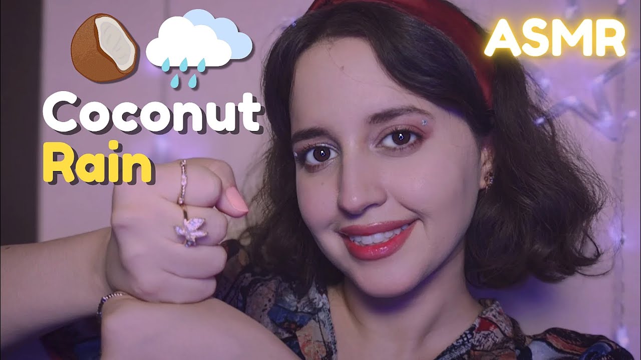 ای اس ام آر بارون نارگیلی؟!🥥💦خیلی قلقلکت میده ! Coconut rain ASMR