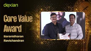 Core Value Award Winner | Baranidharan Ravichandran | DI$CU$ 2026 | Dexian India