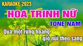 Hoa Trinh Nữ Karaoke Tone Nam Nhạc Sống Gia Huy Beat