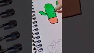 #art #markers #painting #cactus #рисование #маркеры