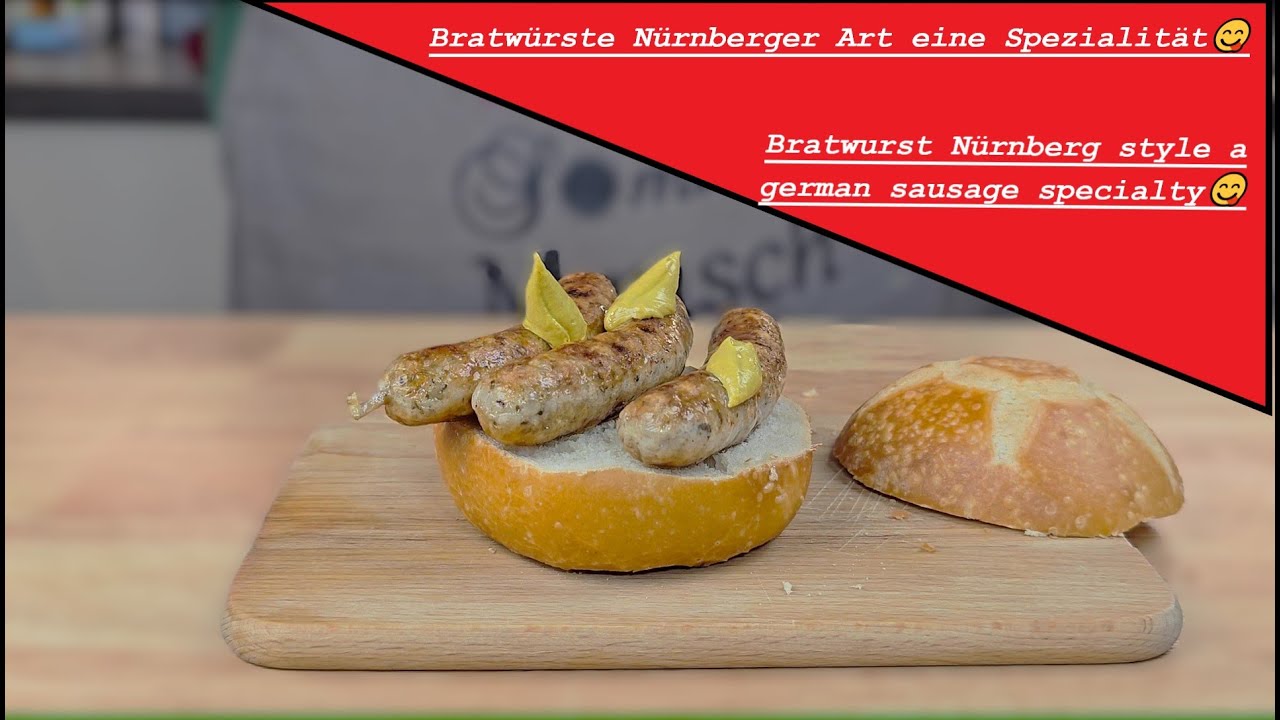 Nürnberger Bratwurst die Fränkisch Wurstspezialität/Nürnberg Bratwurst ...