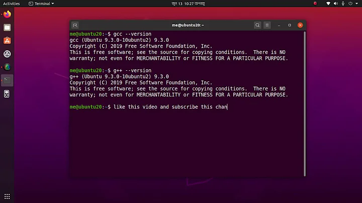 How to install GCC and G++ Compiler on Ubuntu 20.04 LTS | GCC and G++ Install for C/C++ Programs