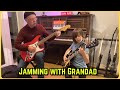 Learning riders in the sky with grandadcool kid on guitar age 9 sound of silencepracticing riffs