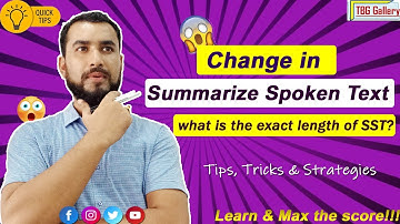 PTE Summarize Spoken Text I Word Length in SST L PTE Listening I PTE Core I Tribikram Ghimire #pte