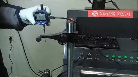 Stage 3rd armature stroke test function on EPS816F common rail injector test bench.