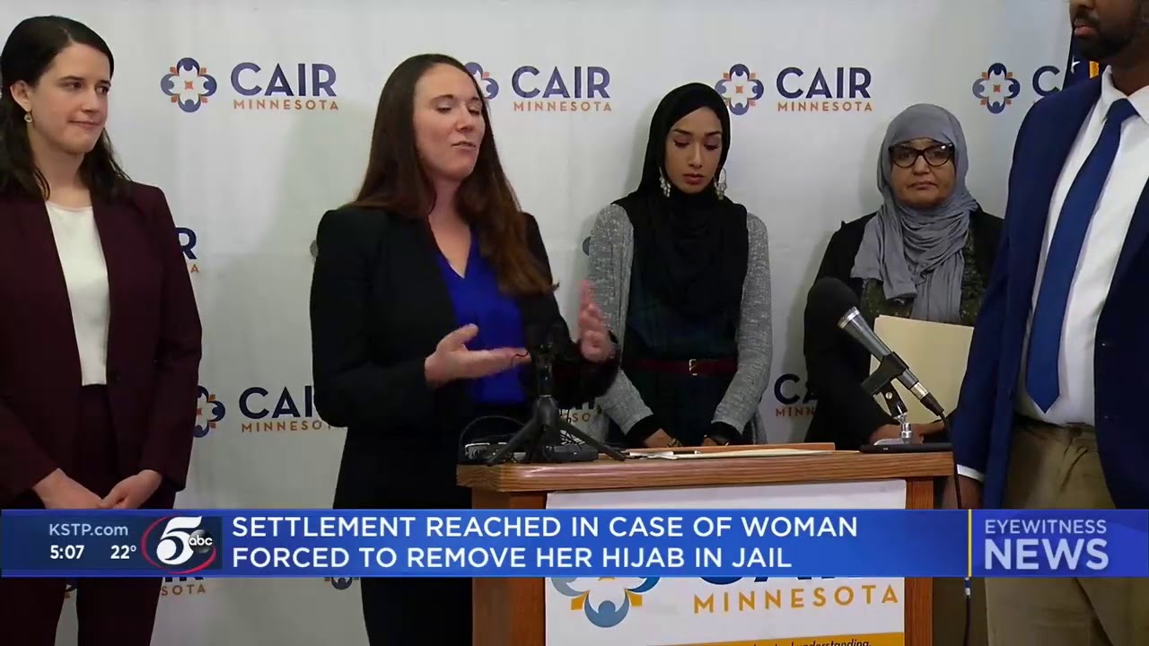 Video CAIRMinnesota Announces 120K Settlement of Ramsey County Hijab