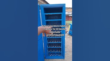 ICE BLOCK MAKING MACHINES FOR 8HOURS BLOCKING,  LOCAL FABRICATED HERE IN NIGERIA +2349075868309 #FYP