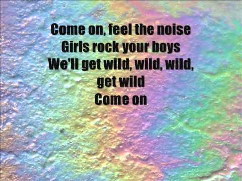 Cum On Feel The Noize by Quiet Riot LYRICS (HQ)