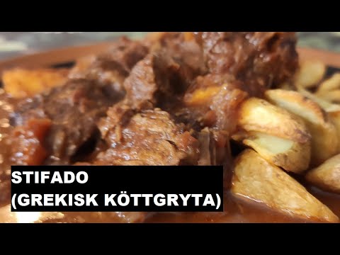 Video: Nötköttstifado